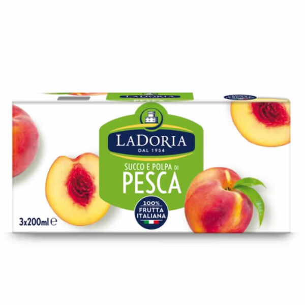La Doria Pesca Brick 3 X 200 Ml